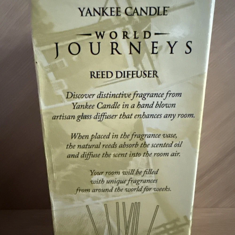 Yankee Candle World Journeys Canary Island Banana 4 Oz  Fragrance Reed Diffuser